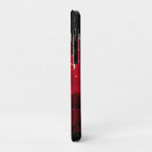 Coques Case-Mate iPhone Chic rouge noir gouttes parties scintillant monogr (Dos/Gauche)