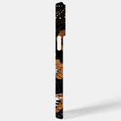 Coques Case-Mate iPhone Chic Terracotta Brown and Black Butterfly Pattern (Verso / Droite)
