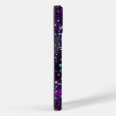 Coques Case-Mate iPhone Chic Turquoise violet argent Parties scintillant M (Verso / Droite)