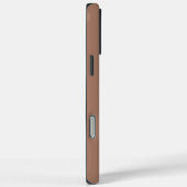 Coques Case-Mate iPhone Chic Unique Monogramme Mocha Brown (Verso / Droite)