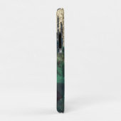 Coques Case-Mate iPhone Chic vert turquoise or parties scintillant gouttes (Dos/Droite)