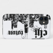 Coques Case-Mate iPhone Chicago "chi-ville" a mis dessus pour votre ville (Dos (Horizontal))