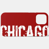 Coques Case-Mate iPhone Chicago - Couvercle de l'iPhone rouge de style urb (Verso (horizontal))