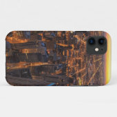 Coques Case-Mate iPhone Chicago du centre au coucher du soleil (Dos (Horizontal))