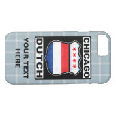 Coques Case-Mate iPhone Chicago Dutch American Shield (Dos (Horizontal))