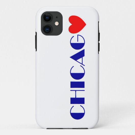 Coques Case-Mate iPhone chicago j'aime (Dos)