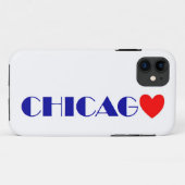 Coques Case-Mate iPhone chicago j'aime (Dos (Horizontal))
