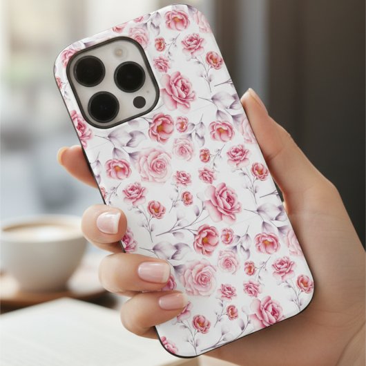 Coques Case-Mate iPhone chick rose Fleurs classe élégant