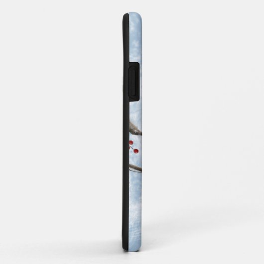 Coques Case-Mate iPhone Chickadee d'hiver (Dos/Droite)