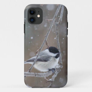 Coque Case-Mate Pour iPhone Chickadee Noir-couvert - oiseau chanteur