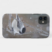 Coques Case-Mate iPhone Chickadee Noir-couvert - oiseau chanteur (Dos (Horizontal))