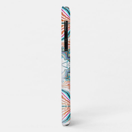 Coques Case-Mate iPhone Chieftan ancien et motif fractal (Dos/Gauche)