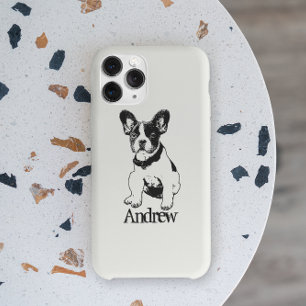 iPhone 13 Case Chien à Chien à Chien à Chien à Main Personnalisé 