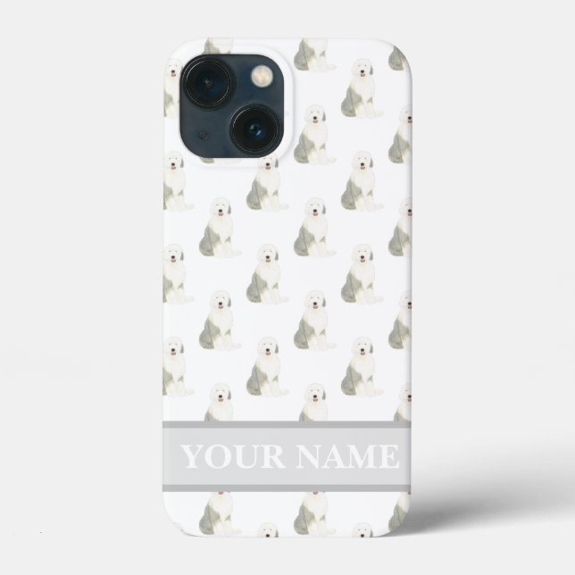 Coques Case-Mate iPhone Chien à chiens de mouton anglais (Verso)