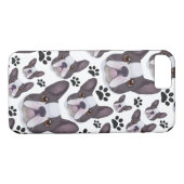 Coques Case-Mate iPhone Chien à chiots français en peluche (Dos (Horizontal))