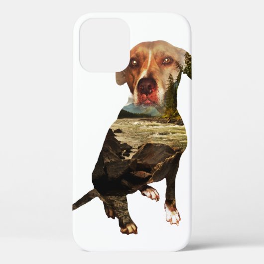 Coques Case-Mate iPhone chien à double exposition (Verso)