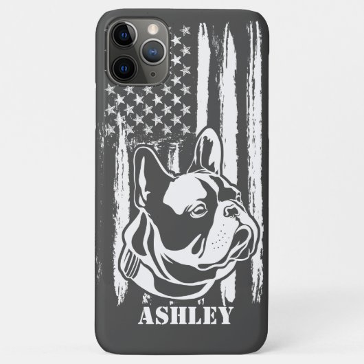 Coques Case-Mate iPhone Chien à drapeau américain, berger allemand des Éta (Dos)