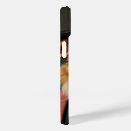 Coques Case-Mate iPhone Chien amusant. Caniche en costume d'aristocrate av (Verso / Droite)