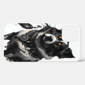Coques Case-Mate iPhone chien, attrapeur de rêves, amulet, talisman, (Verso (horizontal))