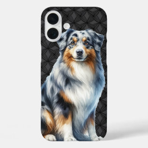 COQUES iPhone 16 PLUS CHIEN AUSTRALIEN DE FLUFER LONGTEMPS HAÏS
