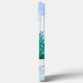 Coques Case-Mate iPhone Chien beagle dans la neige Maison de Chien de Noël (Verso / Gauche)