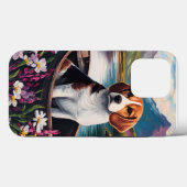 Coques Case-Mate iPhone Chien beagle sur une pagaie : une aventure Pittore (Verso (horizontal))