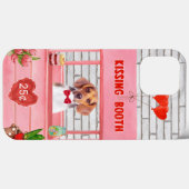 Coques Case-Mate iPhone Chien beagle Valentine's Day Kissing Booth (Verso (horizontal))