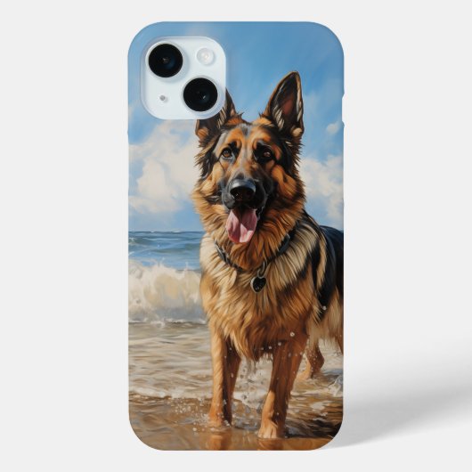 Coques Case-Mate iPhone Chien berger allemand (Verso)