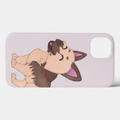 Coques Case-Mate iPhone Chien berger allemand de Kawaii (Verso (horizontal))