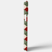 Coques Case-Mate iPhone Chien bernois de fête avec chapeau de Santa et fle (Verso / Droite)