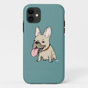 Coque Case-Mate Pour iPhone Chien Bouledogue Français Drôle avec une énorme la
