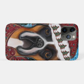 Coques Case-Mate iPhone Chien Boxer (Dos (Horizontal))