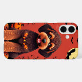 Coques Case-Mate iPhone Chien brun joyeux (Verso (horizontal))