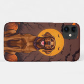 Coques Case-Mate iPhone Chien brun joyeux (Dos (Horizontal))