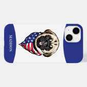 Coques Case-Mate iPhone Chien carlin (Verso (horizontal))