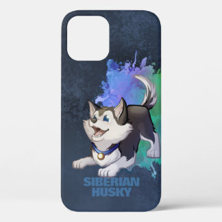 Case-Mate iPhone Case Chien chicot sibérien noir et blanc