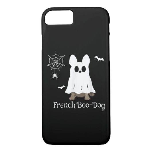 Coques Case-Mate iPhone Chien-chien français Halloween Chien-chien-chien-c (Dos)