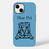 Coques Case-Mate iPhone Chien chinois Shar Pei (Verso)