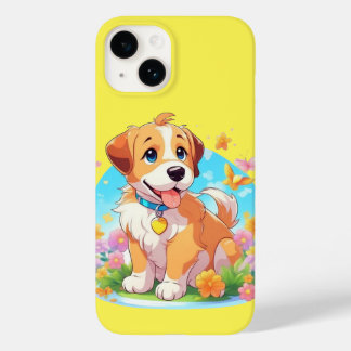 Coque Pour iPhone 14 Chien chiot mignon