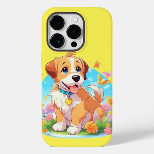 Coques Case-Mate iPhone Chien chiot mignon (Verso)