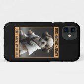 Coques Case-Mate iPhone Chien chiot mignon sait Karate ne pas se mêler de  (Dos (Horizontal))