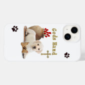Coques Case-Mate iPhone Chien chrétien  (Verso (horizontal))
