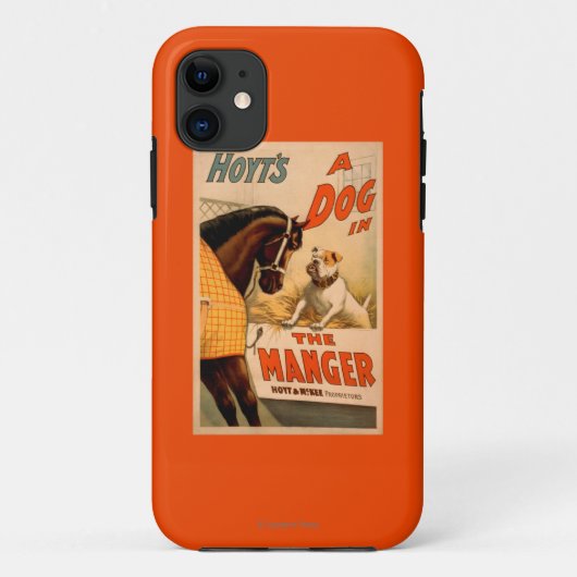Coques Case-Mate iPhone Chien d'A de Hoyt dans l'affiche de théâtre de (Dos)
