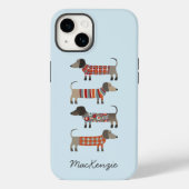 Coques Case-Mate iPhone Chien Dachshund Personnalisé (Verso)