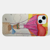 Coques Case-Mate iPhone Chien dans un ballon (Verso (horizontal))
