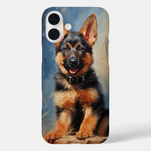 Coques Case-Mate iPhone Chien de berger allemand chiot (Verso)