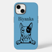 Coques Case-Mate iPhone chien de bullterrier anglais (Verso)