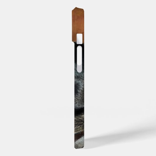 Coques Case-Mate iPhone Chien de Carlin noir (Verso / Gauche)