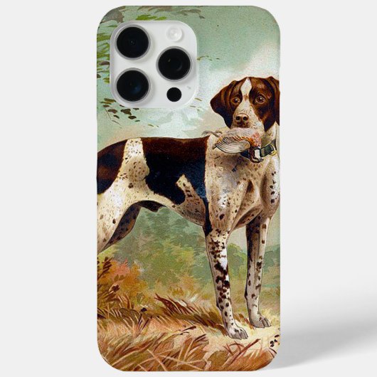 Coques Case-Mate iPhone Chien de chasse avec oiseau dans la bouche (Verso)