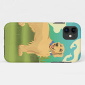 Coques Case-Mate iPhone Chien de compagnie dans le parc (Dos (Horizontal))